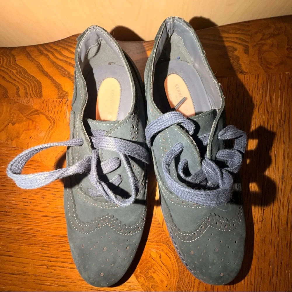 Boys Kenneth Cole Oxford Dress Shoes Navy
